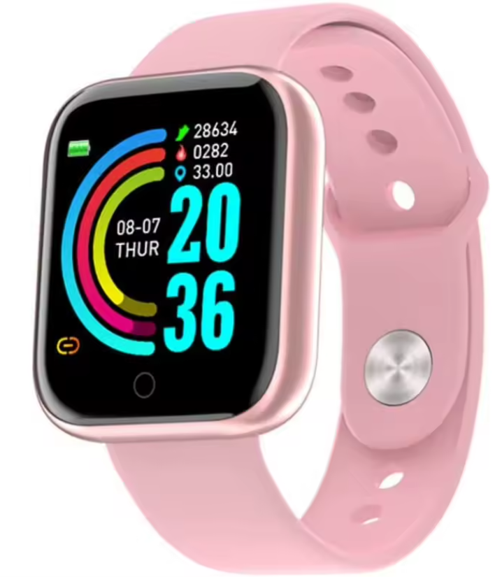 Relógio Inteligente y68 Esportivo Bluetooth Android/iOS - Com foto Na Tela - Smartwatch D20