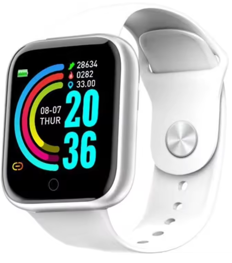 Relógio Inteligente y68 Esportivo Bluetooth Android/iOS - Com foto Na Tela - Smartwatch D20